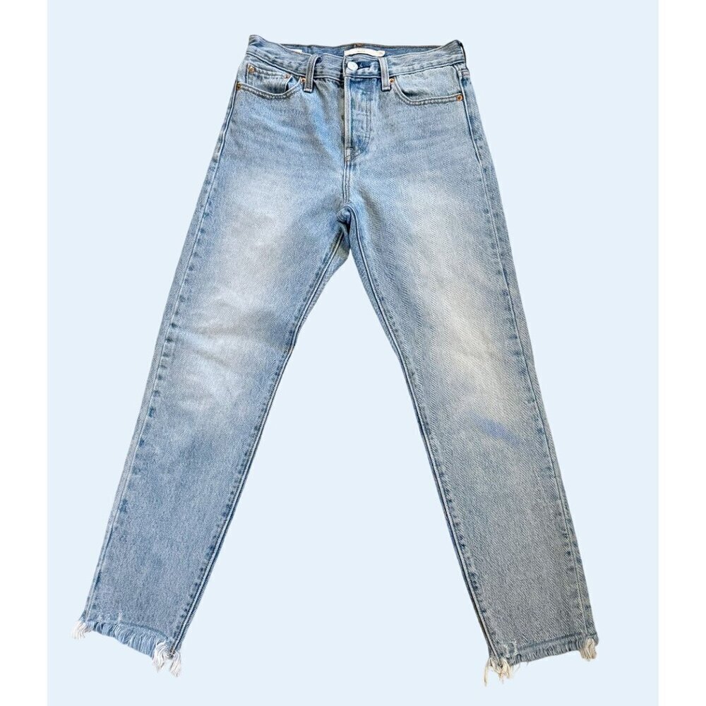 LEVI'S Premium Denim Wedgie Hi Rise Button Fly Jeans Size 25
